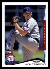 2014 Topps Update #124 Nick Tepesch  Rangers 8 - NM/MT