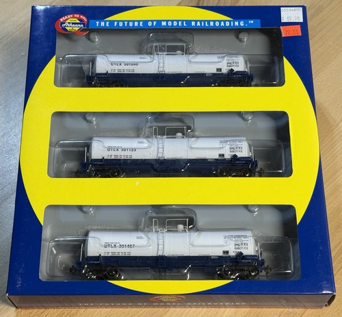 Juego de 3 carros Athearn 94830 tanque de lodos de arcilla Union Tank Car Co. UTLX | Condition: New