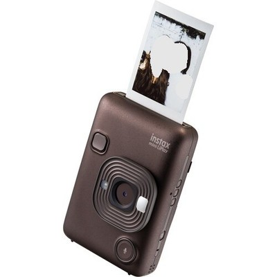 FUJIFILM instax mini LiPlay Hybrid Instant Camera (Deep Bronze)