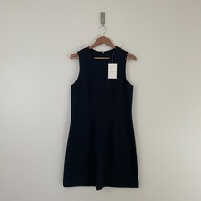 Everlane The Dream '90s Shift Dress in Black Womens Size Large
