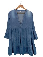 JACQUELINE DE YONG Robe en jean Dames Robe T EU 38 bleu style décontracté