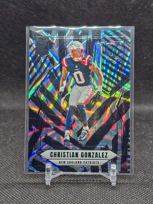 Christian Gonzalez 2025 Donruss Elite Razzle Dazzle SSP #48 New England Patriots