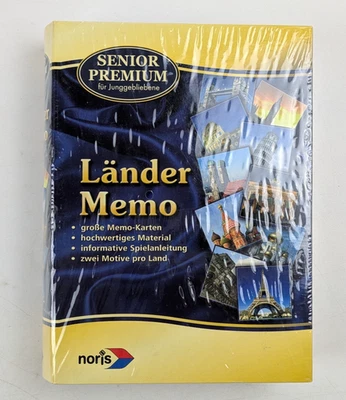 Länder Memo, Senior Premium, Noris, Geschicklichkeitsspiel, OVP - Bild 1 von 4
