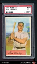 1954 Bowman #209 Gene Woodling Yankees PSA 5 - EX