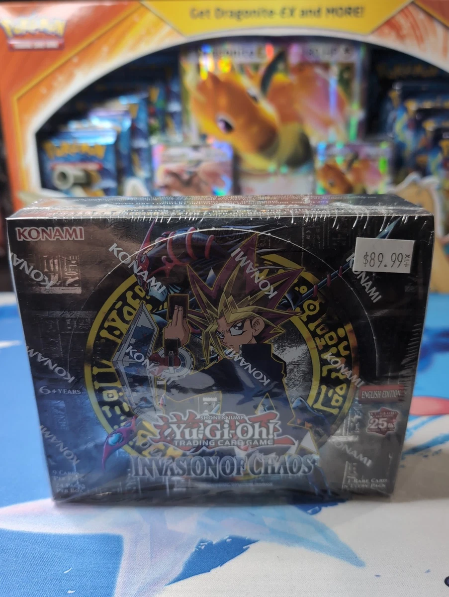 Yu-Gi-Oh! TCG Invasion of Chaos Sealed Collectible Card Game Boxes
