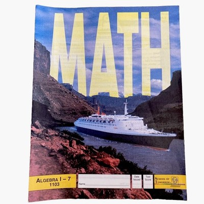 ACE Math Algebra 1 1103 Pace 2001 Revision Accelerated Christian Education