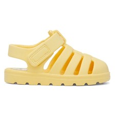 JuJu Girls Sandals Yellow Kids Flat Boys EVA Easy Fasten Closed Toe Cherub Size