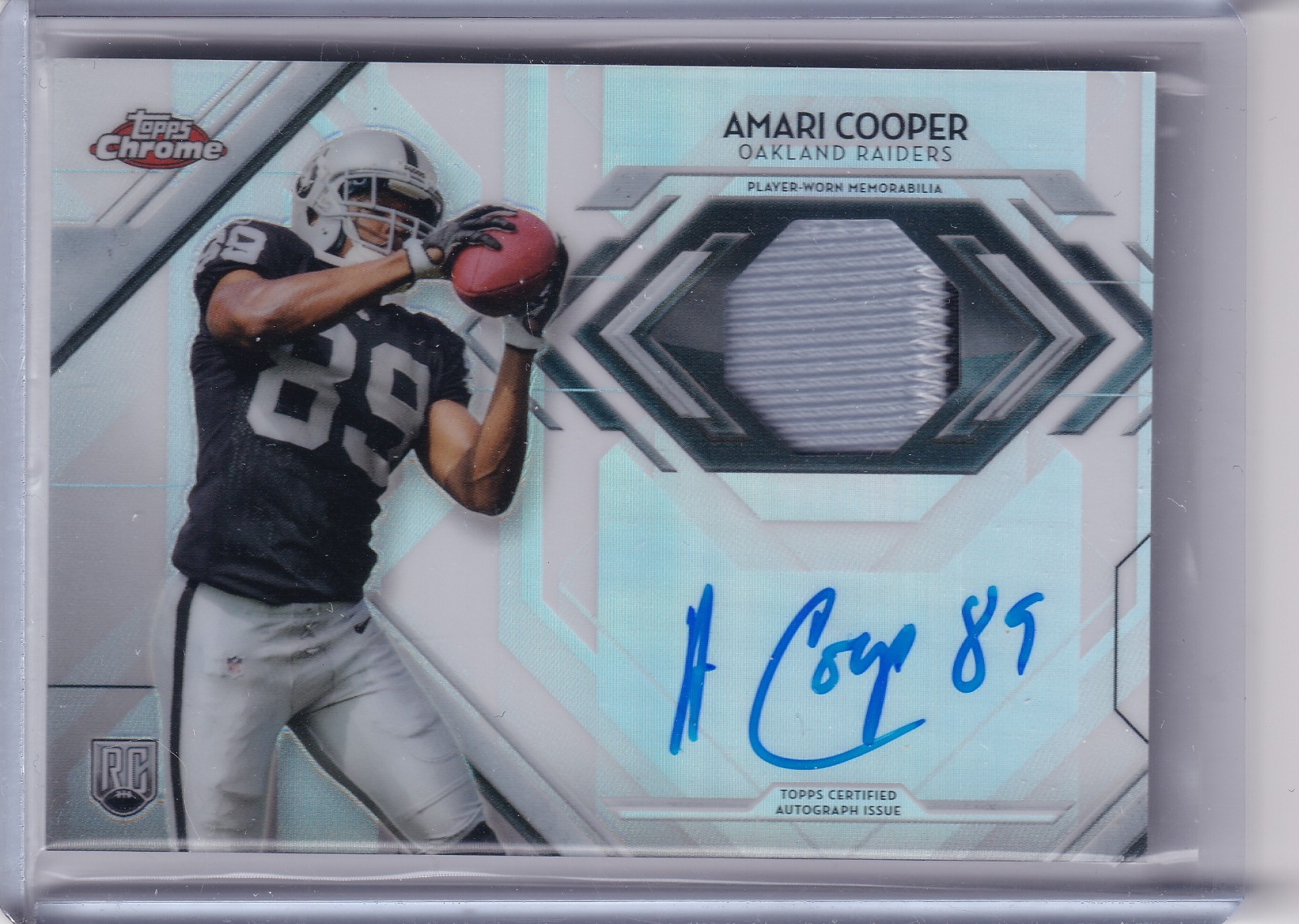 Amari Cooper Topps Chrome 60th Anniversary #AC Refractor