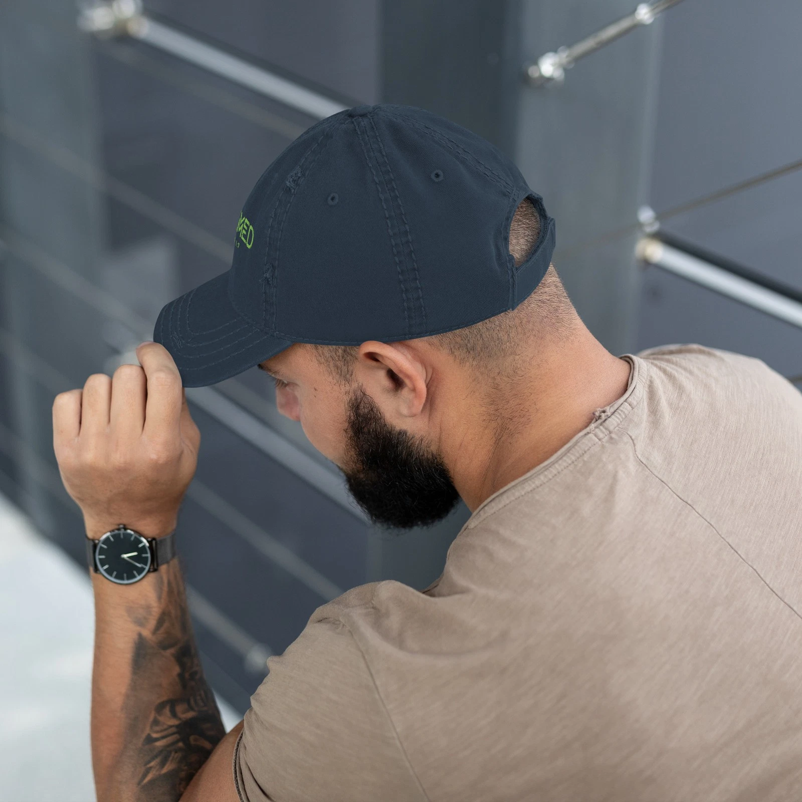 Redeemed Embroidered Distressed Cap