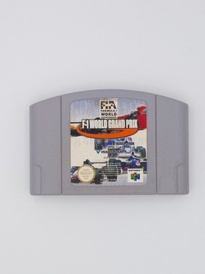 F-1 World Grand Prix World Championship Nintendo 64 N64 Video System Multiplayer