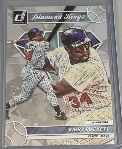 2023 Panini Donruss - Diamond Kings Kirby Puckett #15 Career Stat Line /414