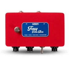 Warm Audio Foxy Tone Box Octave Fuzz Guitar Effects Pedal Limited Edition Red