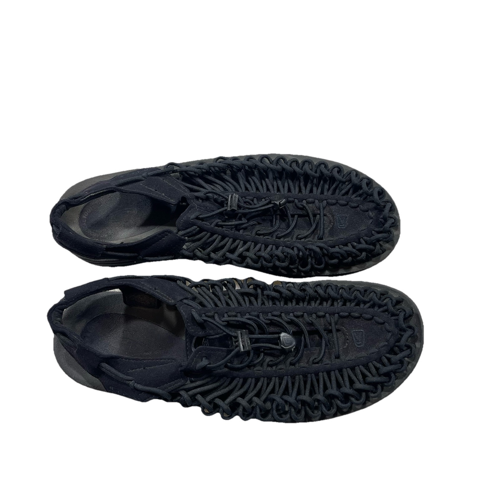 Keen Men’s Black Outdoor Sandal - Secure Bungee Closure & Velcro Back Strap KEEN Black Sandals for Men with Strap for sale | eBay main image 4
