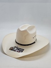 Resistol George Strait SANTA CLARA 10X Straw Cowboy Western Hat Size 6 7/8