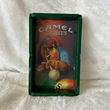 Camel Cigarettes Pool Table Ash Tray Rectangle VTG 90s