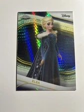 2025 Topps Chrome Disney Card Elsa Tesselation Refractor #111