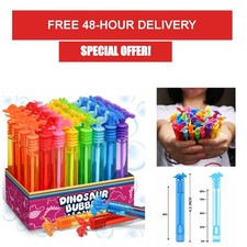 Dinosaur Bubble Wands 32 Pack Kids Party Favors Mini Bubble Toys