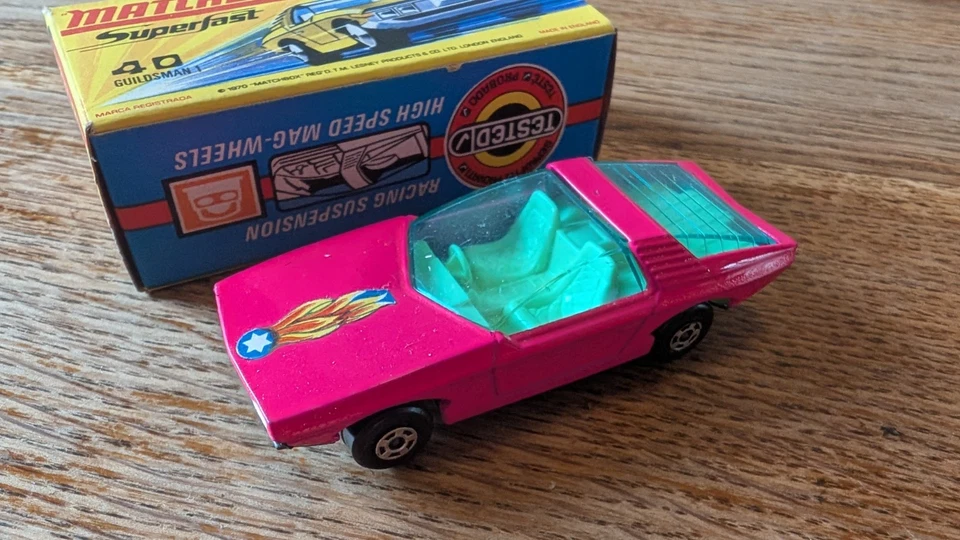 MATCHBOX SUPERFAST GUILDMAN 1 ROSE 1/64 N° 40 - Photo 2/4