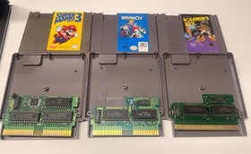 3 Nintendo NES Game Lot Mario Bros 3 Paperboy Solomon's Key Tested Cleaned