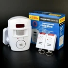 Wireless Motion Sensor Alarm Home Security Detector System With Remote For Garag