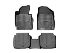 WeatherTech FloorLiner for 2012-2013 Hyundai Elantra - 1st & 2nd Row, Black
