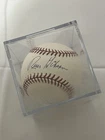 Authentic Russ Gibson Signed Official Baseball W/ Protector Boston Red Sox