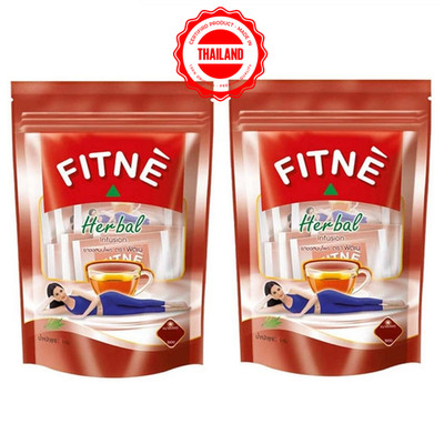 2 Bags FITNE Herbal Infusion Tea Natural Thai Herb Original Flavor