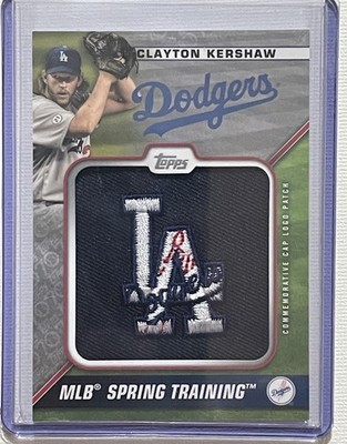 2021 Topps Spring Training Cap Logo  Patches Clayton Kershaw STCL-CK #rd 35/70 !
