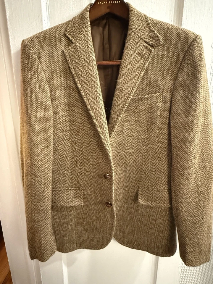 Chaqueta Polo Ralph Lauren Herringbone Tweed -38R  Foto 2 de 4