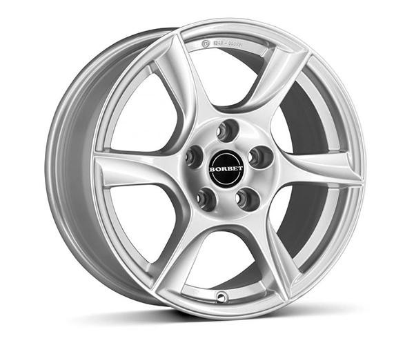 1X Borbet Design TL Brillantsilber 6.5Jx16 5X108 ET50-image