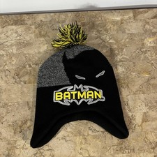 Batman Toddler Pom Pom Knit Beanie