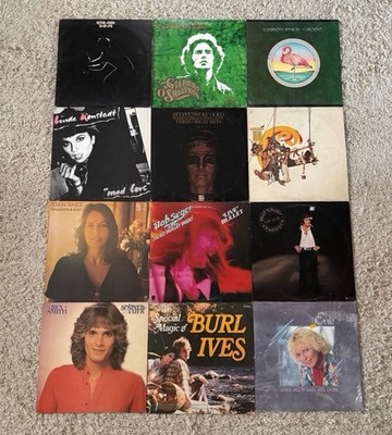 Elton John, Chicago, Bob Seger, Steppenwolf, Joan Benz Low Grade Record Lot