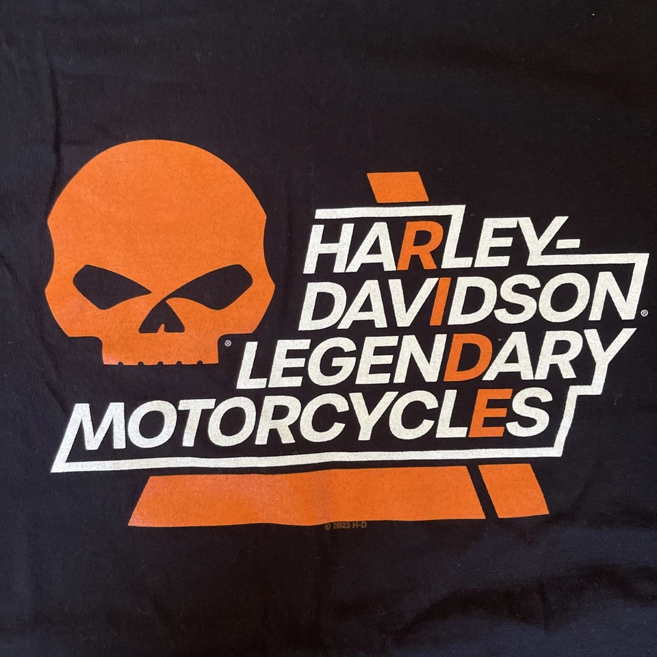 RONNIES Harley Davidson 定制经销商 MOTO IMPRINT PITTSFIELD MA 从未穿过 3XL — 第 3/4 张图片