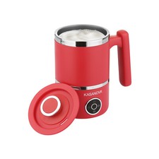 Montalatte elettrico rosso 400 W con display touch multifunzione rosso