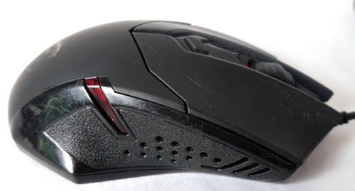 MSi Interceptor DS B1 Gaming Mouse - 5Buttons Scroll Wheel - Black - Red Lights - Picture 5 of 5