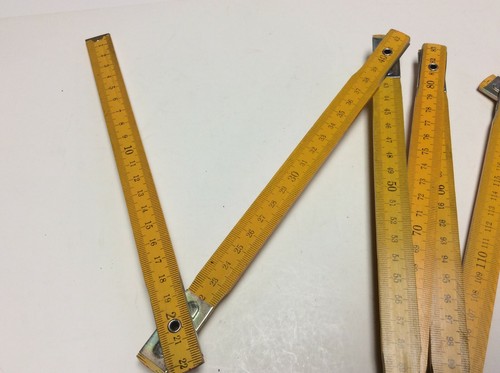 Vintage folder ruler,good condition, great tool,blast from the past T747 - Picture 6 of 11