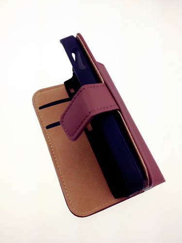 Luxury REAL LEATHER WALLET STAND CASE FOR SAMSUNG GALAXY ACE S5830 UK SELLER - Picture 7 of 22