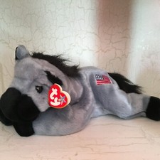 Ty Beanie Buddy Lefty the Donkey