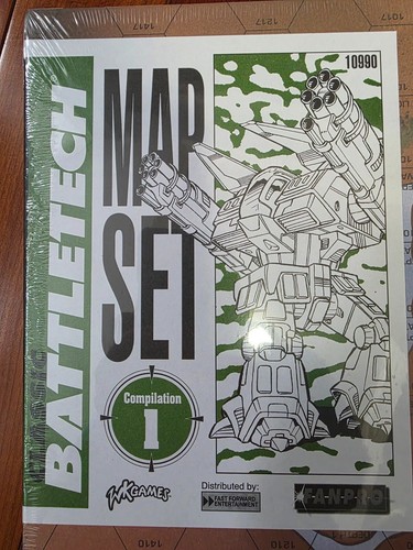 Battletech Map Set Compilation #1 BRAND NEW! - 24 Maps Included!- 10990 - RARE!!