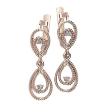 2 pairs Earring Wax patterns for lost wax casting Gold Jewelry/waxes_41102