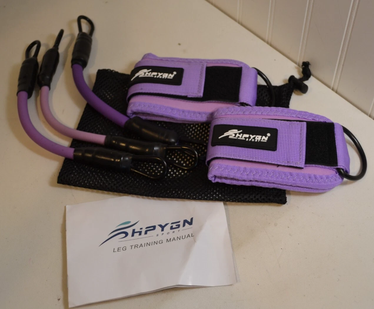 Hpygn Sport Ankle Resistance Bands Cuffs Fitness Sports Gym Exercise