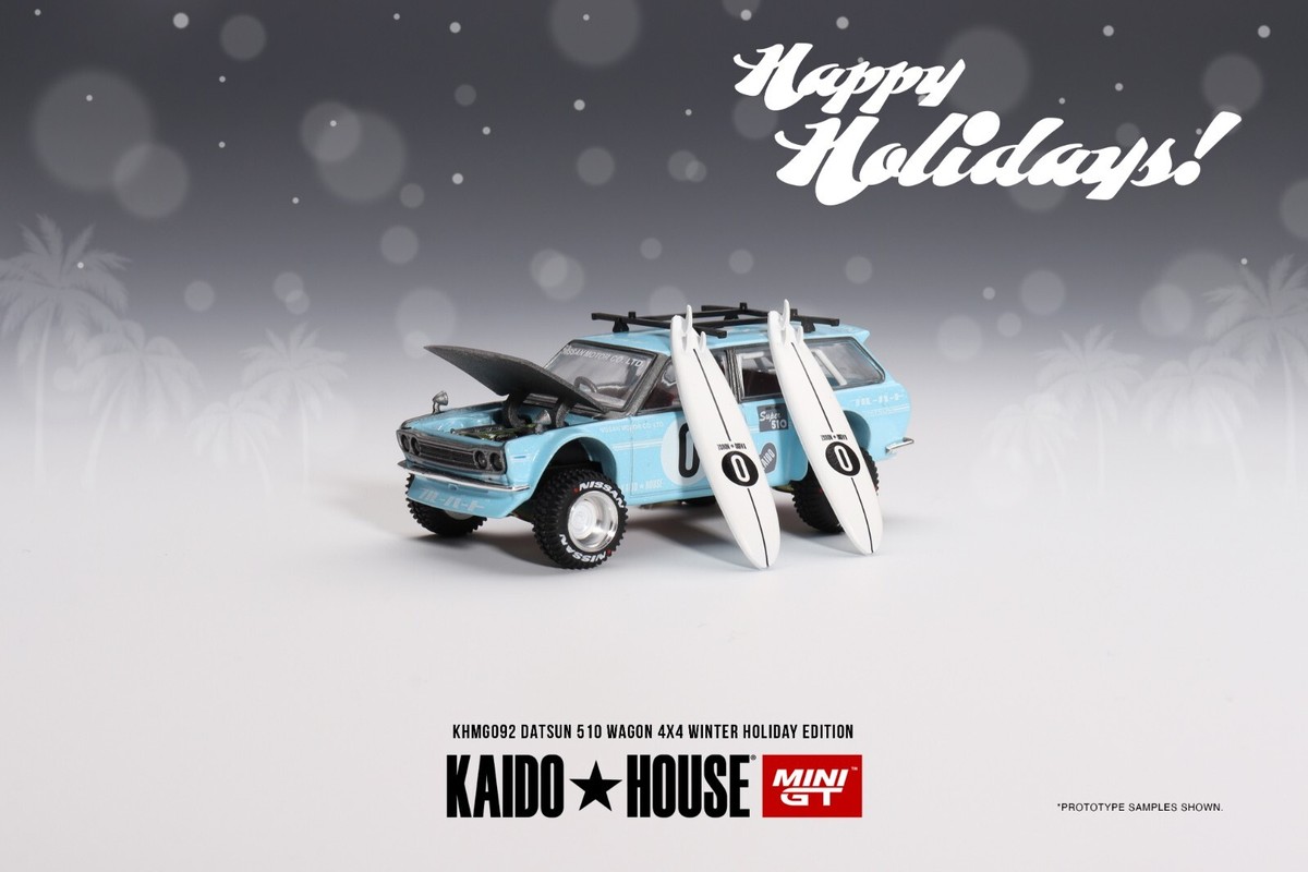 Mini GT x Kaido House 1:64 Datsun KAIDO 510 Wagon 4x4