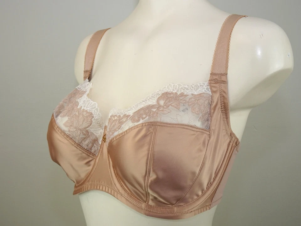 Wacoal 855377# Side Note Lace Trim Unlined Underwire Bra US Size 38 DD - Image 2 of 4
