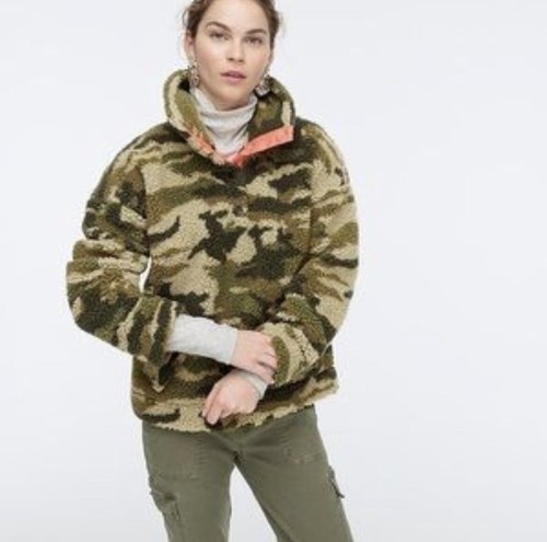 J. Crew Women's Snap-collar Sherpa 