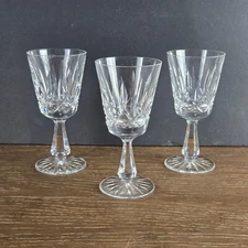 Lot 6in Waterford Crystal Claret Wine Rosslare Drinkware Barware 1968-2017