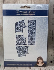 Tattered Lace Metal Cutting Dies Floral Border Edges Envelopes Frames