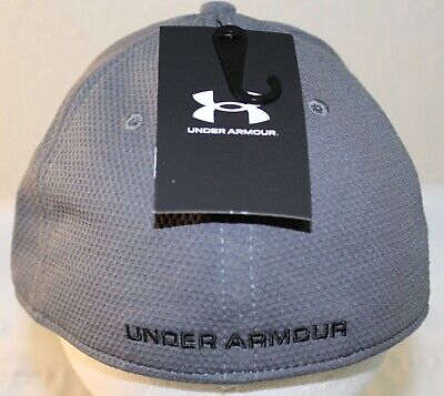 Under Armour UA Blitzing II Stretch Fit Cap/Hat, Size M/L, Gray