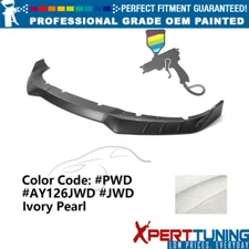 Fits 15-23 Dodge Charger 3PCS Front Lip IKON V3 ABS #JWD, PWD Ivory Pearl