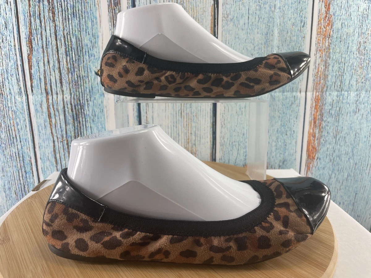 White leopard shop flats