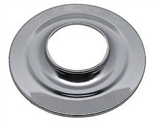 Filtre À Air En Acier 12" Rond Plat - Chrome